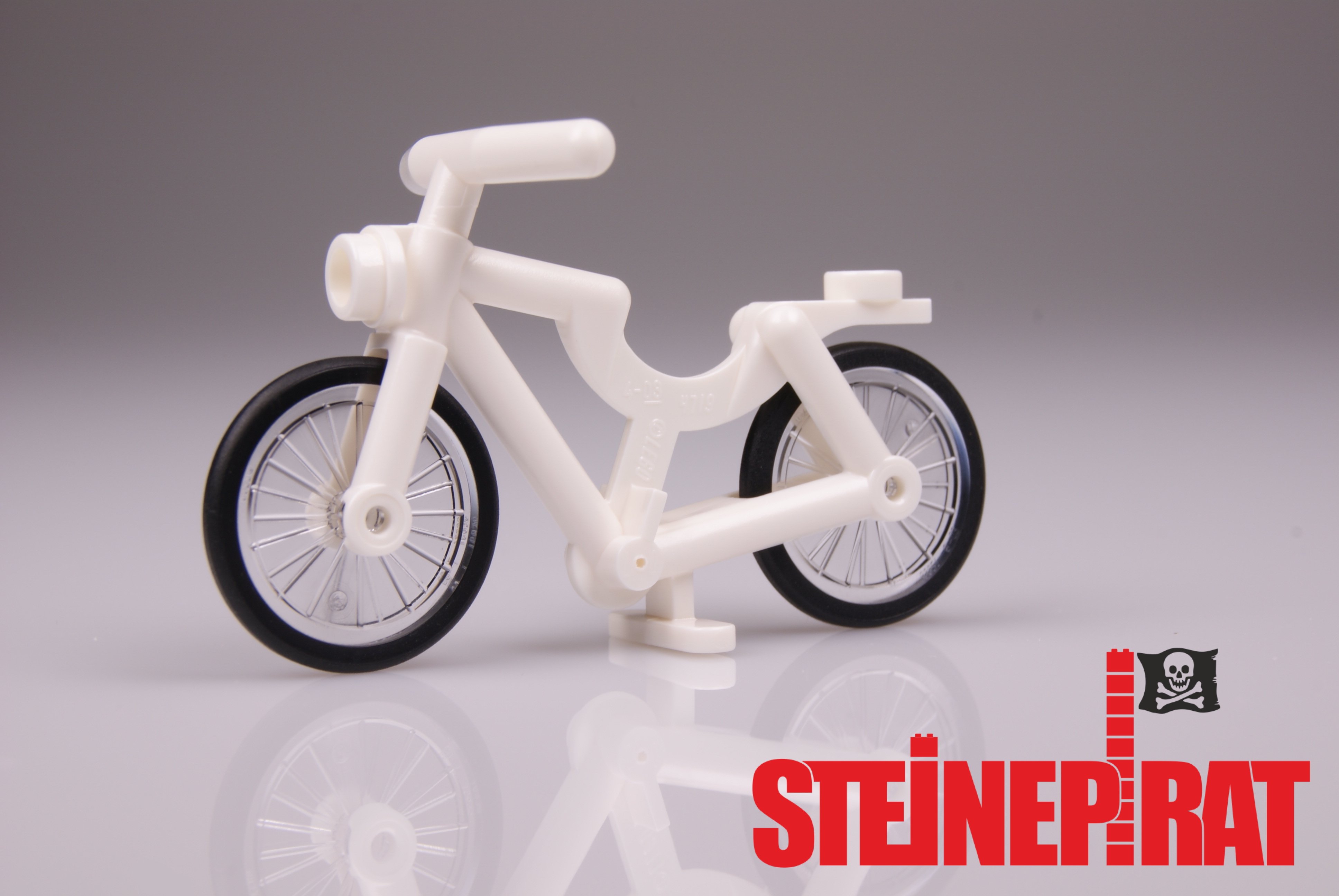 LEGO® 1x 4719c02 (NEU) Fahrrad / Bike / City / weiß